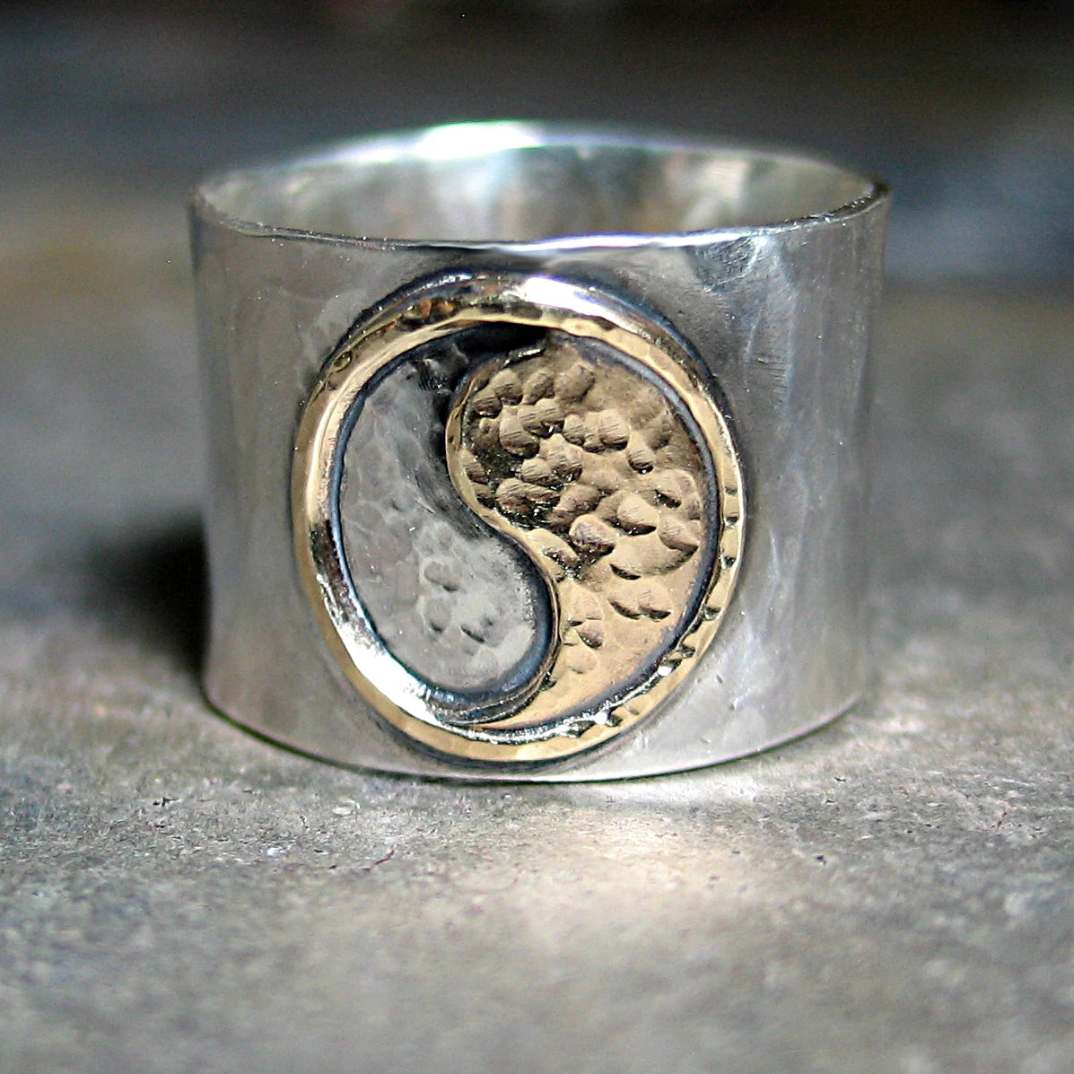 Yin Yang Ring The Harmony of Balance Lavender Cottage Jewelry