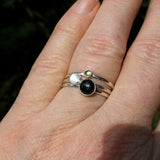 Sterling Silver Stacking Rings - Sun, Moon and Stars