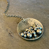 Starfish Pendant Necklace with Pebbles Summer Jewelry - Pebble Shores