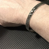 Sterling Silver  Zen Cuff - Three Pebbles