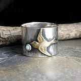 Sterling Silver Bird Ring - Dream Chaser