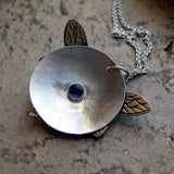Sterling Silver Dragonfly Pendant with Iolite - The Dragonfly's Secret