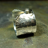 Artisan Diamond Ring in Sterling Silver - Ice Whisper
