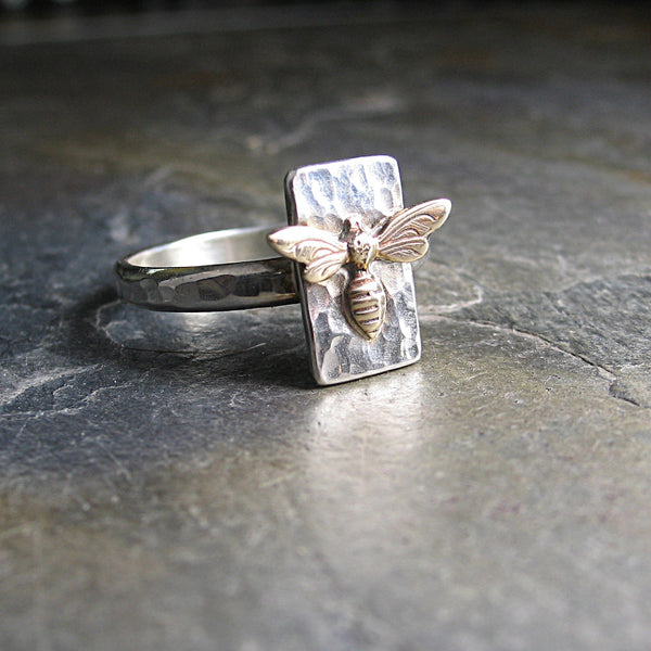 Bee discount wedding ring