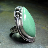 Lucin Utah Variscite Ring - Seafoam