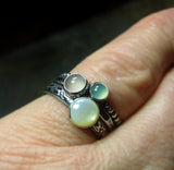 Spring Pastel Stacking Ring Set of 3 - Spun Sugar