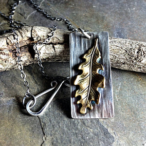 Oak Leaf Pendant - Stand Strong