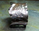 City Rustic - Hand forged wide copper cuff
