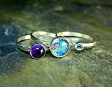 Sterling Silver Stacking Rings - Party of Three