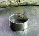 Sterling Silver and Brass Crown Ring - Queen of Everything