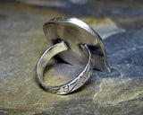 River of the Sun - Bumblebee Jasper artisan ring
