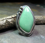 Lucin Utah Variscite Ring - Seafoam