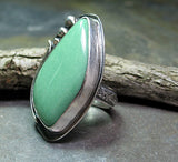 Lucin Utah Variscite Ring - Seafoam