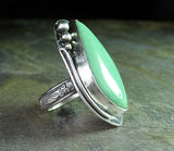 Lucin Utah Variscite Ring - Seafoam