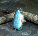 Sterling Silver and Turquoise Artisan Ring - Sonoran Sky