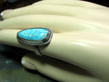 Sterling Silver and Turquoise Artisan Ring - Sonoran Sky