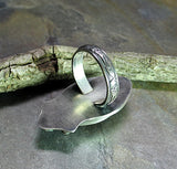 Sterling Silver Artisan Ring with Labradorite and Ethiopian Opal - Inner Light