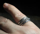 Patterned Sterling Silver Stacking Rings - Three's Company
